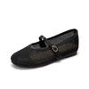 Breathable Single Shoe Rhinestone Soft Sole Mary Jane Shoes