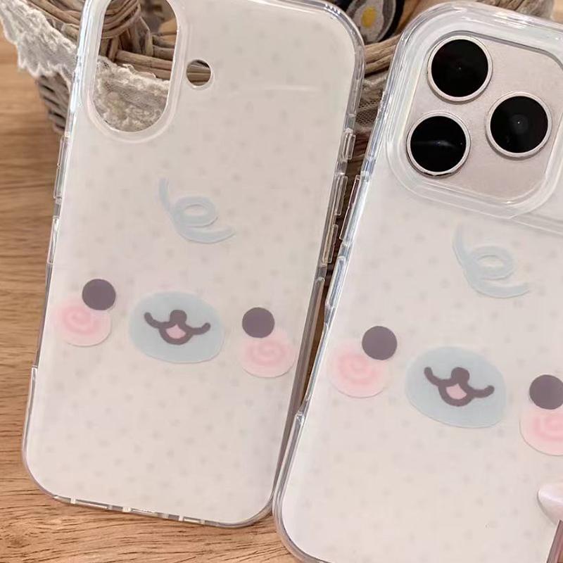 

Trendy INS Cute Spotted Little Seal Phone Case For iPhone17 Promax 17Air 16 15 14 13 12 11 Pro Max 7 8 Plus Anti Fall Back Cover iPhone 15 Pro Max