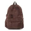 Schoolbag New Schoolbag Female College Student Korean Lazy Style Backpack High School Student Schoolbag Solid Color Retro Canvas Backpack