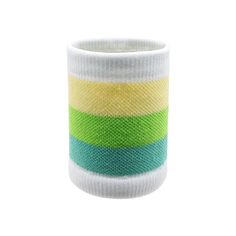 Solid Color Sweat-Absorbing Wristband for Sports & Fitness
