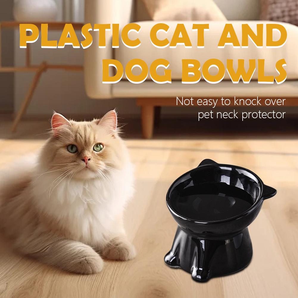 1 Pcs Cat Bowl Ceramic Cat Bowl Pet Bowl Pet Supplies Cat Bowl Dog Bowl Macaron Color New Cat and Dog Universal Pet Bowl