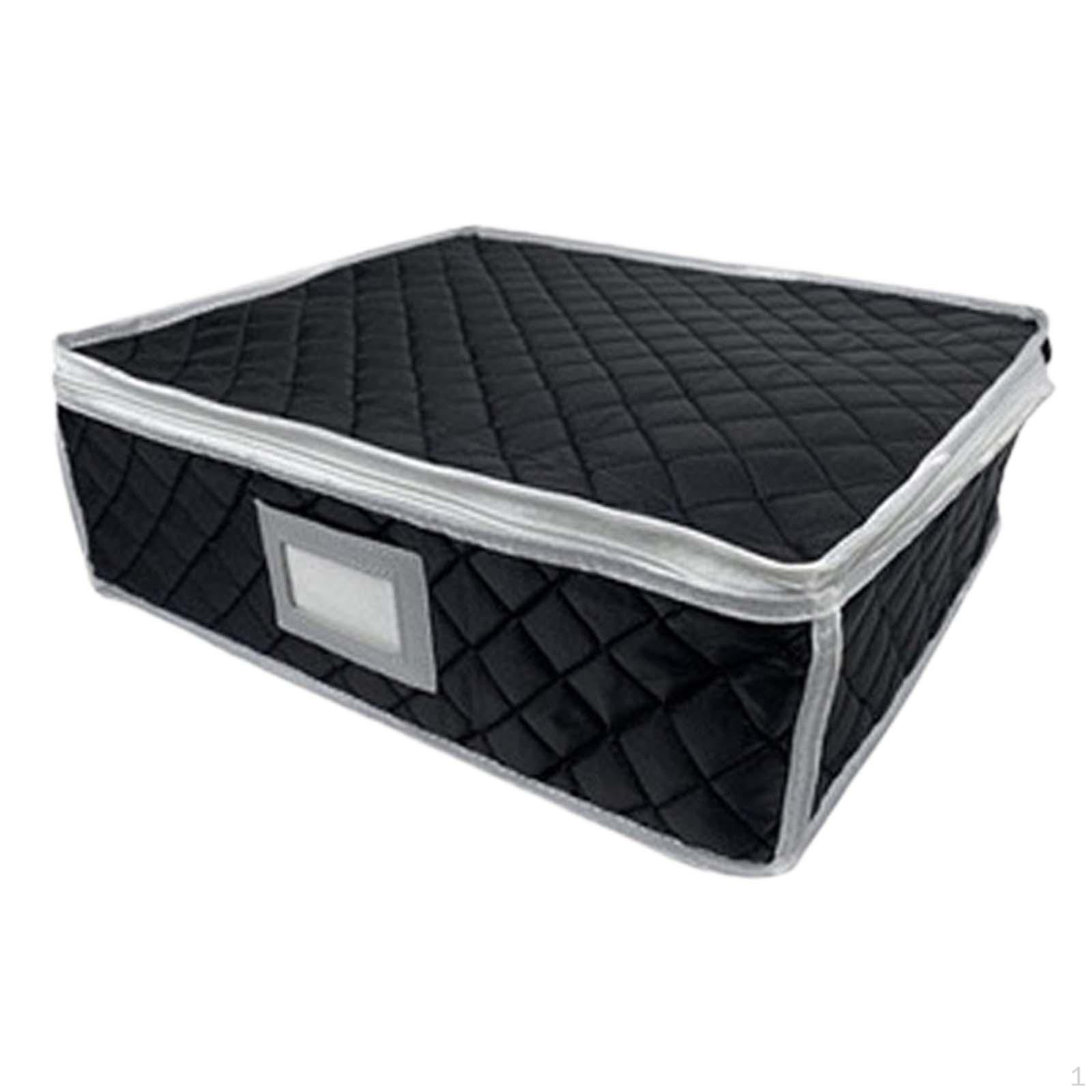 

Китайский чехол для хранения, органайзер для посуды с твердым корпусом, тарелка для посуды для очков tea cup box black