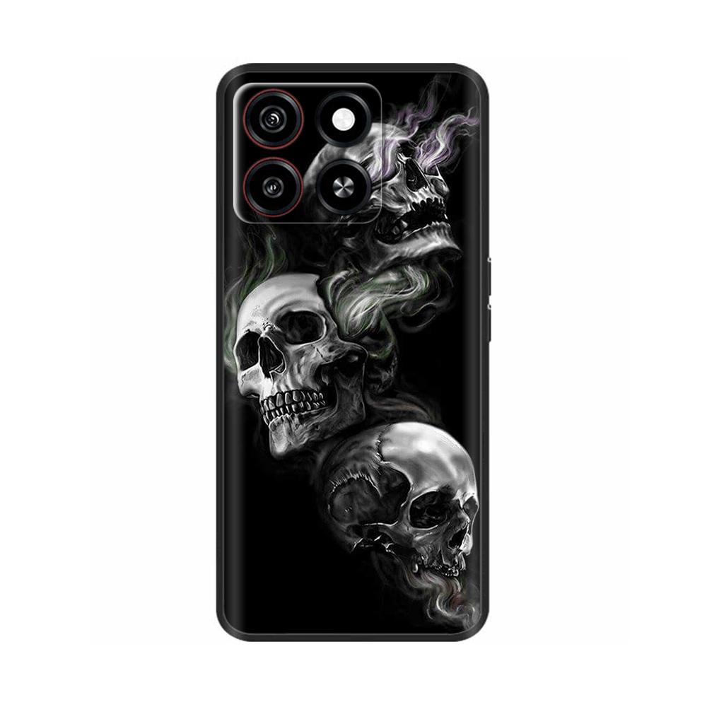 For ZTE Blade A35 Case For ZTE Blade A55 Cover Fashion Flower Slim Soft Silicone Phone Cases for ZTE A35 A 35 Fundas TPU Coque