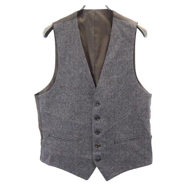 Pierre Cardin wool With vest tailored jacket 94A5 Brown Men's Used