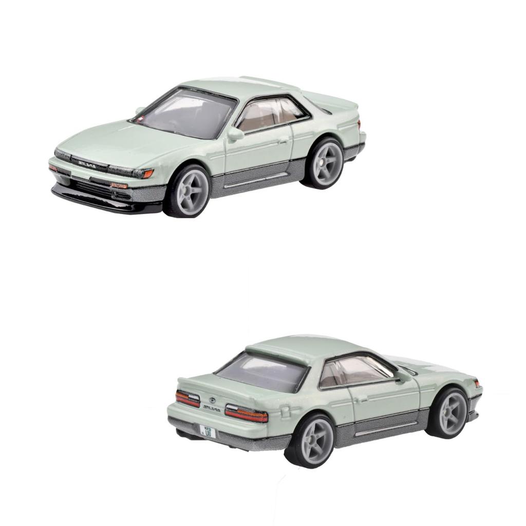 Hot Wheels Premium 2-Pack '91 Nissan Sentra SE-R/Nissan Silvia (S13) [Diecast Car] [Ages 3 and Up] HYF04