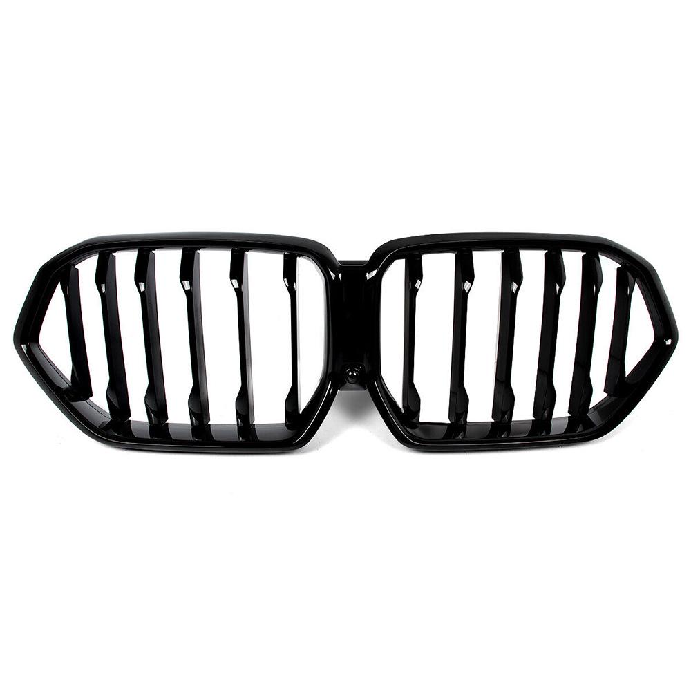 Gloss Black Single Bar Front Grille for BMW X6 G06 (2020-2023)