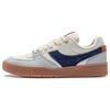 Li Ning Zhengrong 92S Cushioning, Wear Resistant Low Top Skateboard Shoes Men's White Blue AEPU007-3