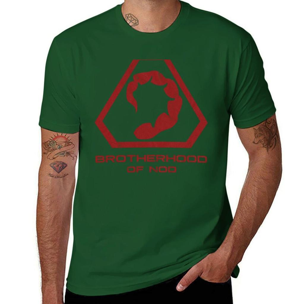 Brotherhood Of Nod Logo Inspired By Comunisexd And Conquer Tshirt Heavyweights Boys Animal Print Quickdrying Unisexs T Shirts Pack