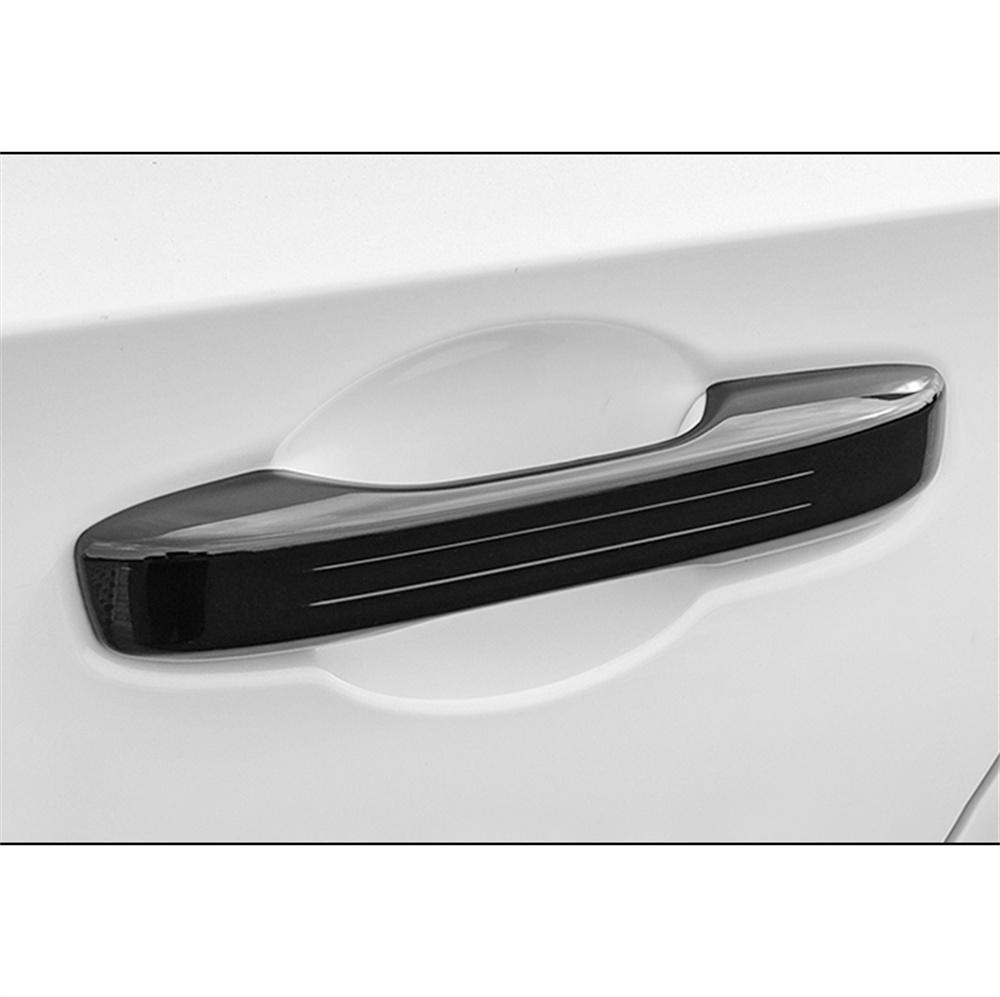 4Pcs Gloss Black Smart Door Handle Cover Trim Set For Honda Civic 11th 2022-2023