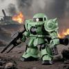 A2026 NEW Assembly Model Toy Zaku Ii Mass Production Een Version Q Version Mobile Suit Robot Model Kit for Ages 8 And Above Gift