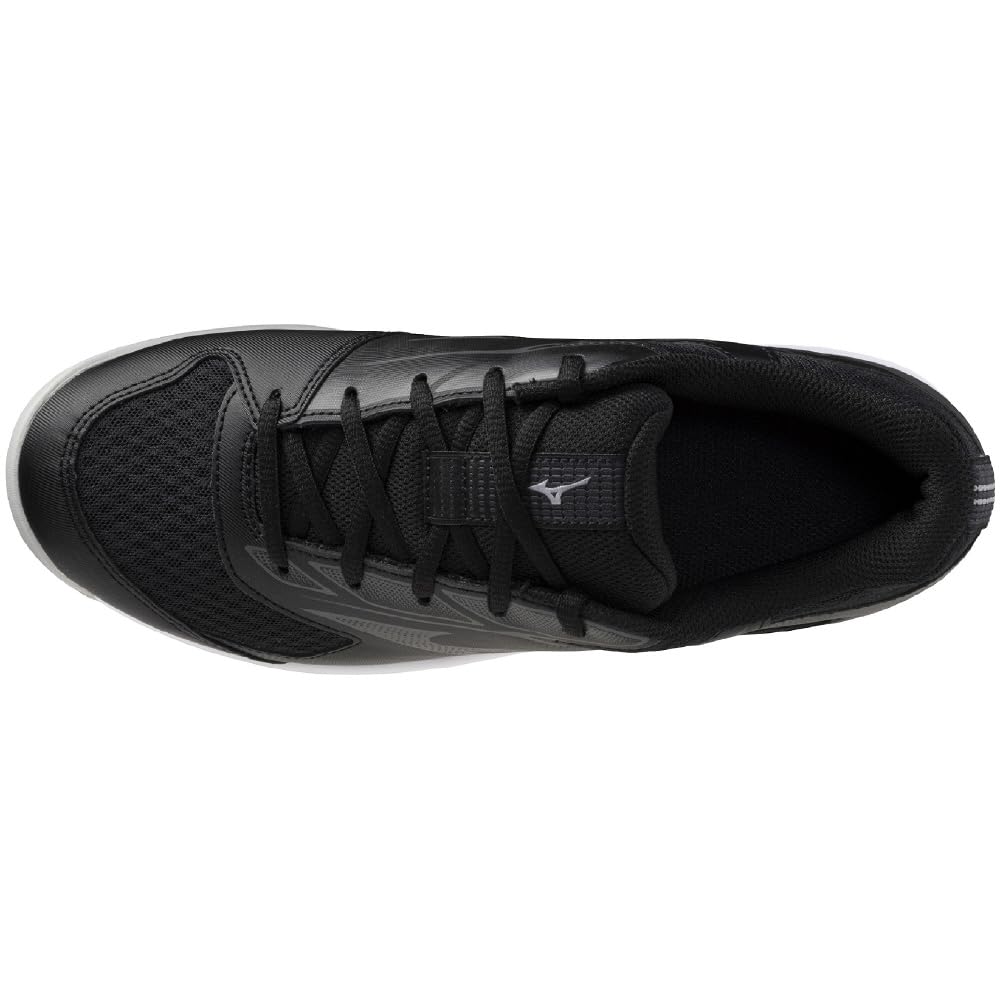 Mizuno Cyclone Speed 5 Volleyball Black x 3E Shoes, Club, Indoor, Wide, Lightweight, Indoor, Gray, 24.0 cm,