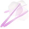 75% Transparent 2BA Darts 3 Stück Anti-Drop L-Form Flight Leichte Tragbare Darts für Treffen mit Freunden Indoor-Spiel