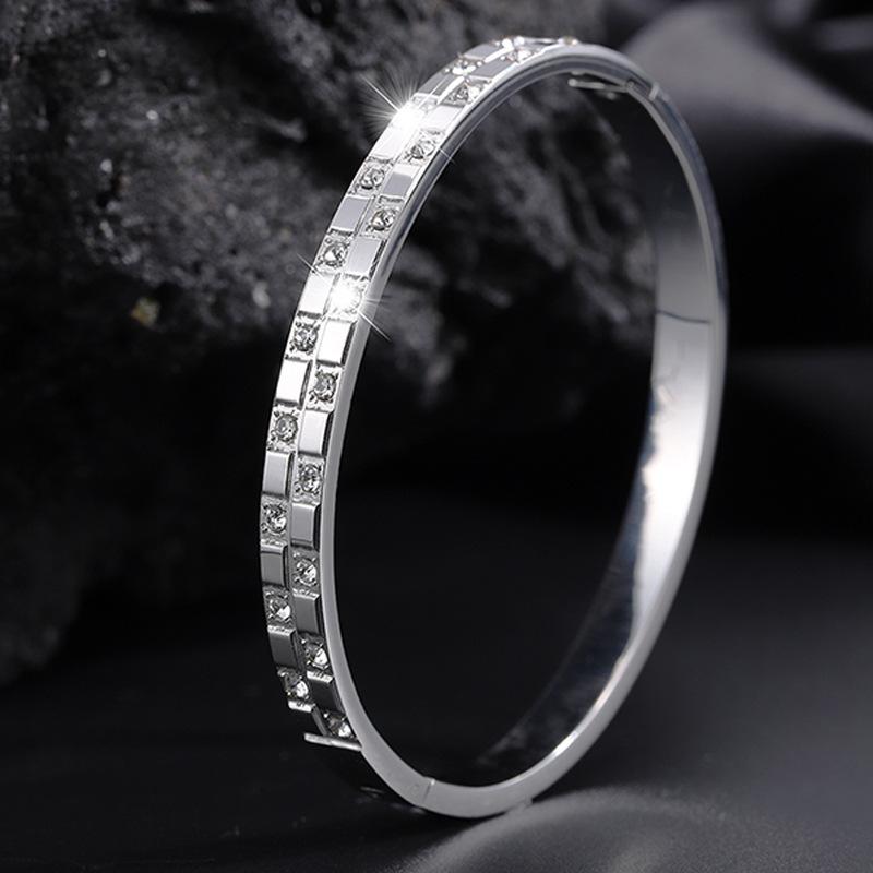 Waffle Girls High-end Fashion Light Luxury Niche Bracelet 17CM