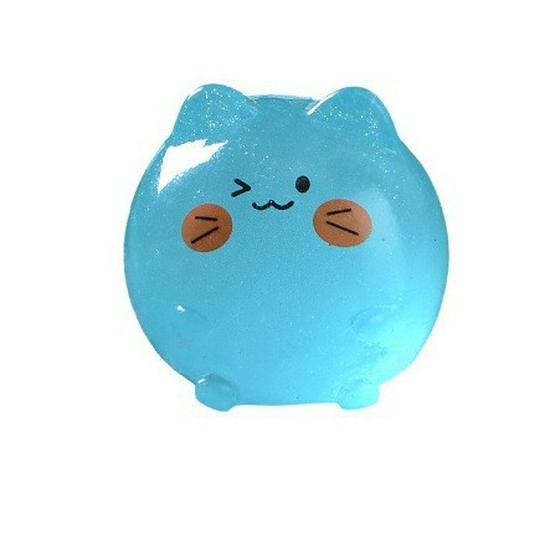 Adorable Luminous Cat Resin Ornament for DIY Micro Landscapes