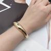 Chic Hollowed Bracelet Elegant Temperament Open Bracelet Irregular Opening Bangle  Gifts