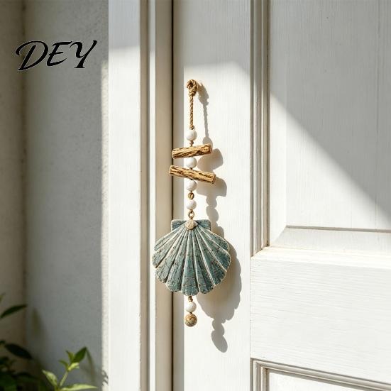 Rustic Wood Decor Lighted Wooden Fish Starfish Wall Hanging Ornament, Beachy with Warm LED Lights Lights, Coastal Nautical for Home Porch Beach House