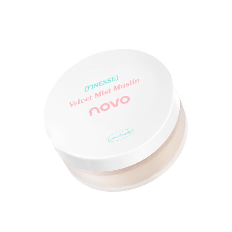 New Velvet Glow Loose Setting Powder: Sheer, Natural Finish, Easy to Use, Brightens Skin, Perfect for Students, Affordable.
