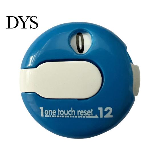 Simple Reset Golf Counting Tool Score Counter Mini Stroke Clicker Tally Tracker One-Touch Clip-on Scorecard Scorekeeper Attachment Up To 12