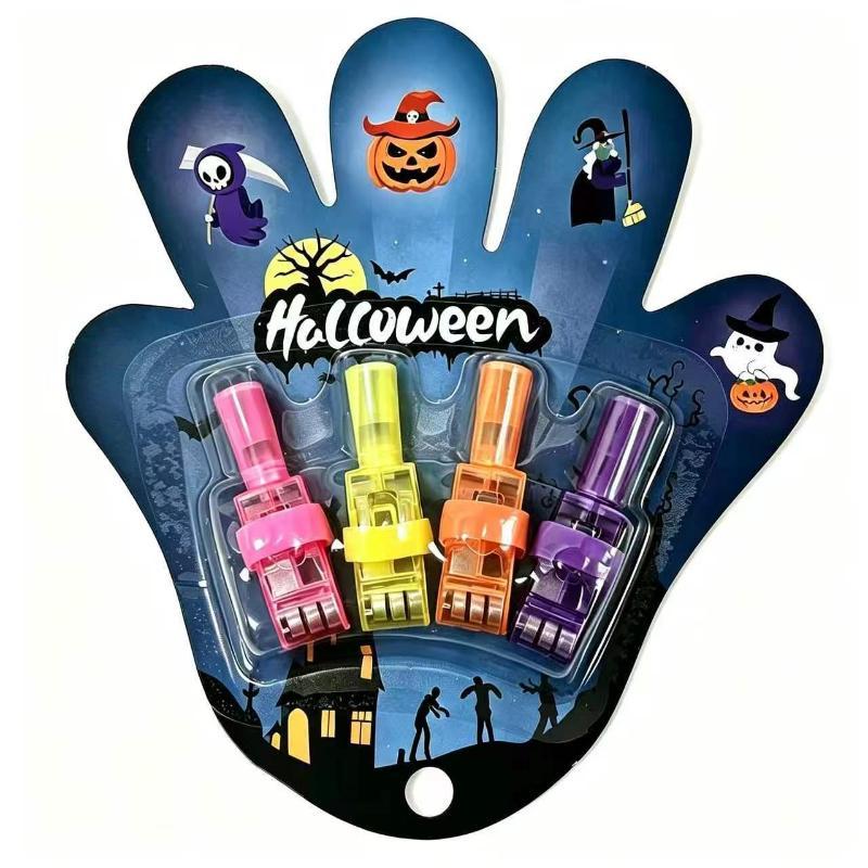 4/12 buc Lumini LED pentru Degete de Halloween Favors Neon pentru Petrecere Strălucesc în Întuneric Accesorii Petrecere Rave Umpluturi Pungi Cadou Premii Cutie