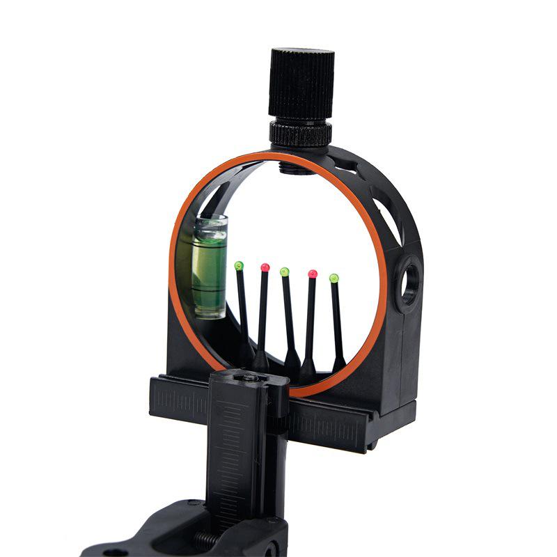 Crossbow Compound Bow with 5-Pin Sight, Level Light, and Four-Way Adjustment