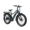 Vélo Électrique - Jobobike Robin - Fatbike 26'' - 13Ah Battery - Bafang 48V 250W - Max Range 65KM- Shimano 7 Speed - Gris