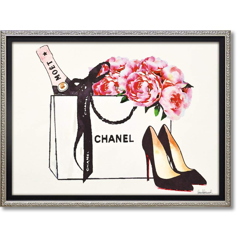 

Homage Canvas Art S Size Amanda Greenwood and U-Power Champagne Shopping BC-07074