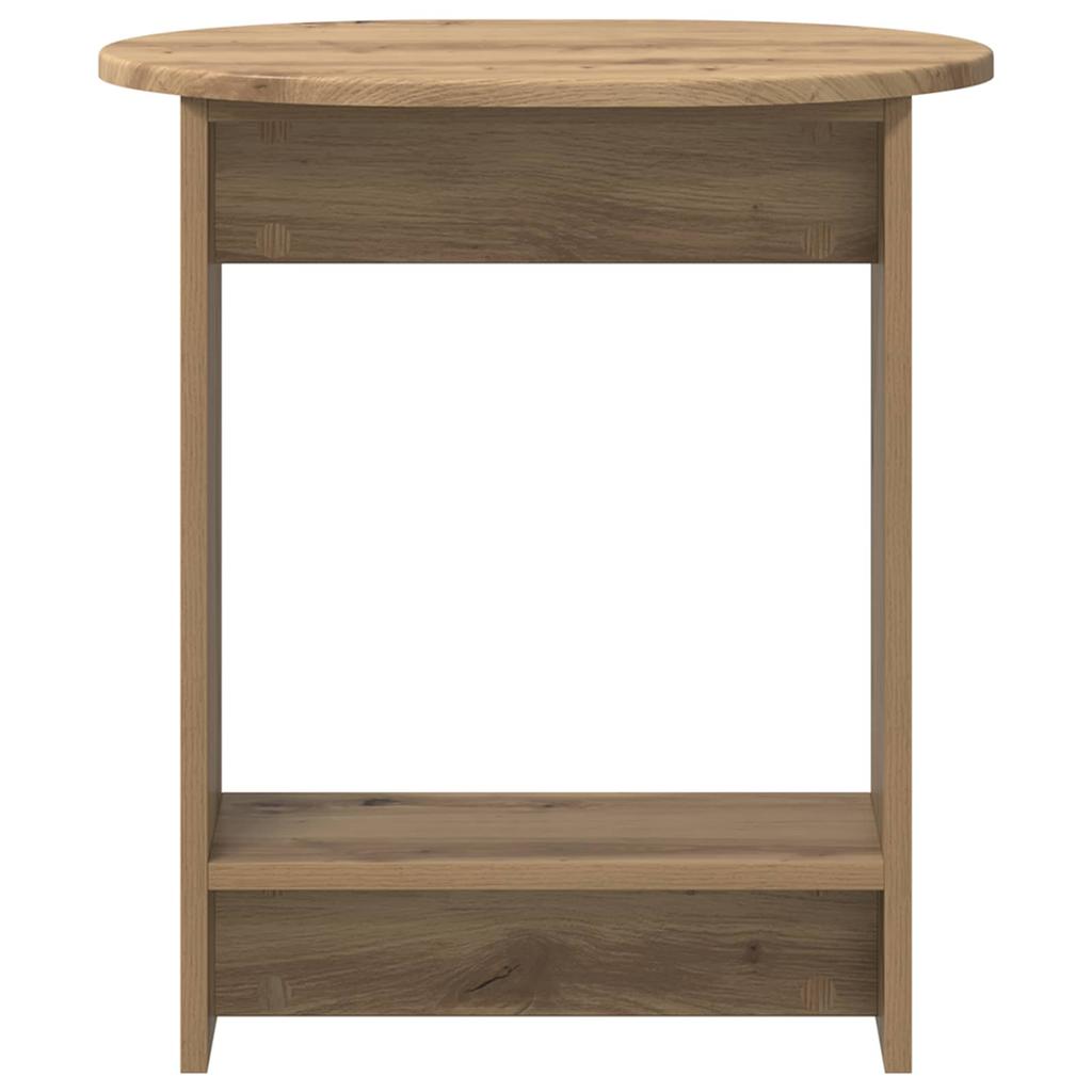 Side Table Artisan Oak 50 X 39.5 X 55 Cm Engineered Wood