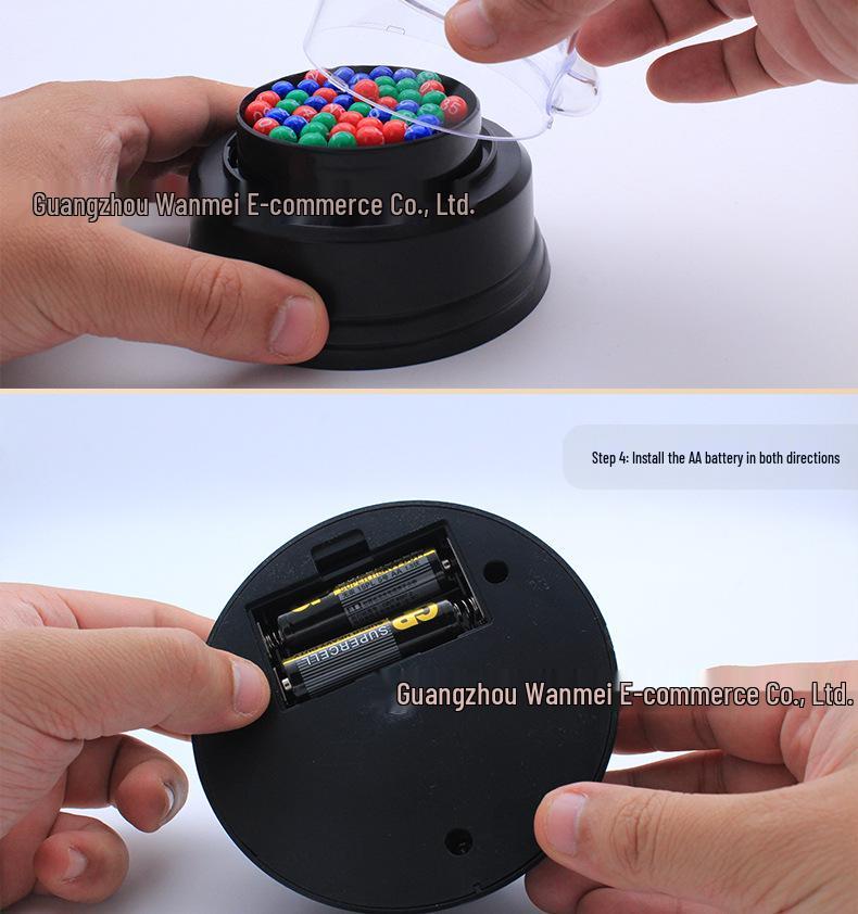 Electric Lucky Shake Machine: Lottery Number Selector - 3 Models Available