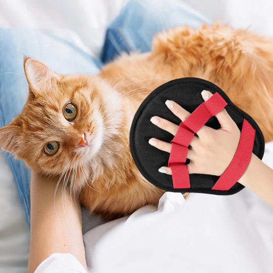 Pet Hair Removal Glove for Cats Dogs Electrostatic Grooming Gloves Reusable Animal Fur Removal Tool for Couch Furniture Carpet Car Seats Clothing