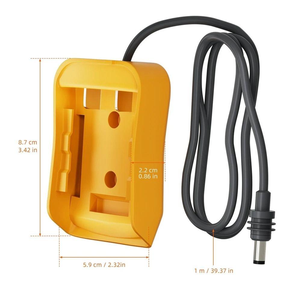 Safety DC Power Cable Stable Battery Plug Easy To Install Charger Adapter  18V/20V