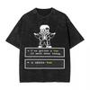Frisk Despite Everything It's Still You Manga T Shirt Undertale Washed T-Shirts Short Sleeve Tees Tops Men Women Cotton Clothing