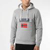 Men's Hooded Sweatshirt Geographical Norway Gadrien DB MEN 054 Grey (WW6114H/GN/Blended Grey / White)