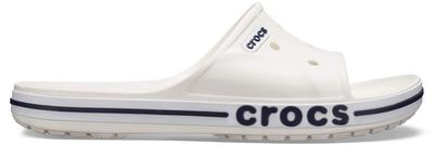 Sandálias de Banho Crocs Bayaband Slide cm Branco/Marinho 26.0