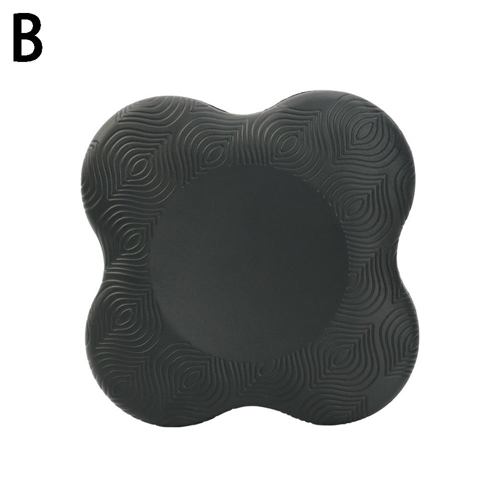 

1 шт., нескользящий однотонный защитный налокотник для пилатеса, наколенник, запястье, мягкий наколенник, коврик для йоги, нескользящая пена чёрный