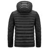 Autumn and Winter Men's Large Size Hooded Cotton-padded Jacket Lightweight Coat Cotton-padded Men