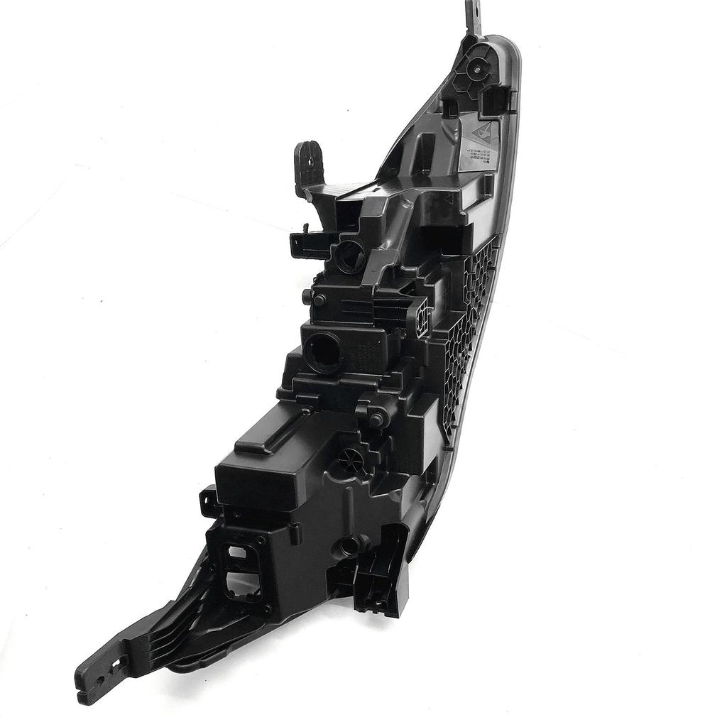 Compatible with BYD Qin 24L Front Headlight Rear Shell - Black PC Lamp Housing.