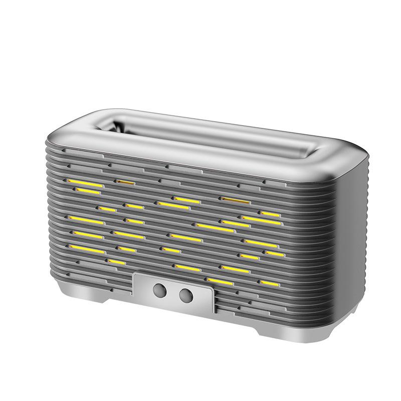 

Ароматический диффузор Fire Flame, увлажнитель воздуха, USB, ультразвуковой генератор холодного тумана, светодиодная лампа-диффузор с эфирным маслом USB Cable серебряный