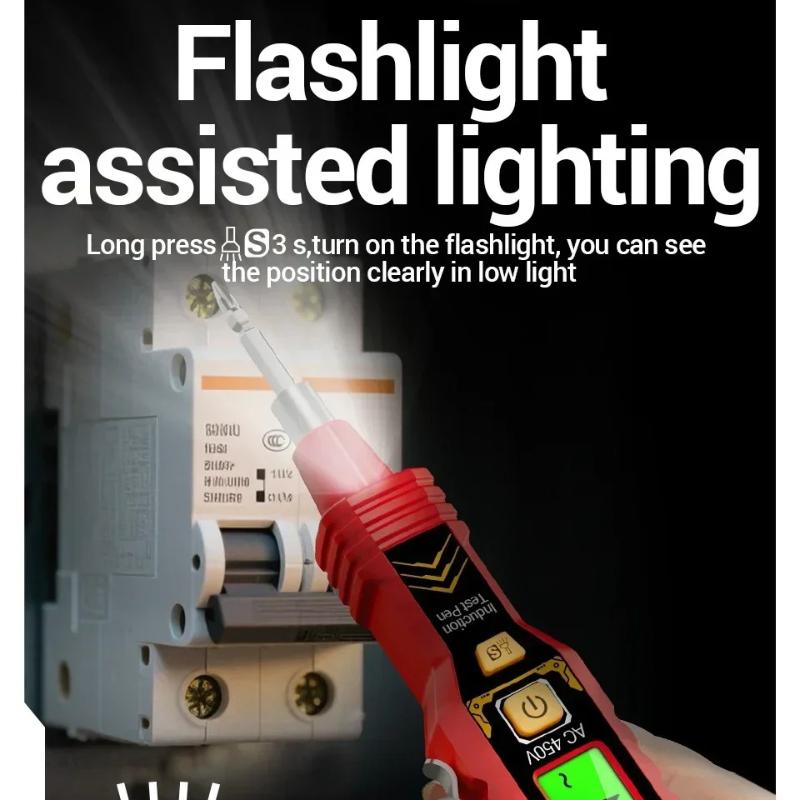 2026 ANENG B20 Voltage Tester Pen Dual-use Screwdriver Double Head Insulated Slotted Cross Pen Screw Driver Repair Meter Hand Tools Digital Display