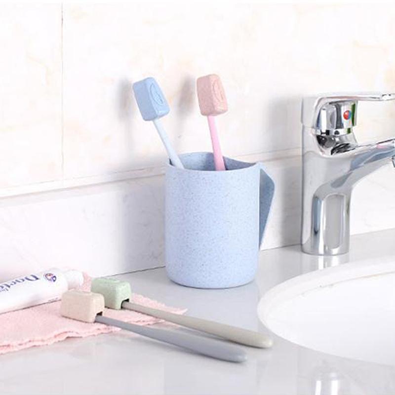Travel Portable 4pcs Toothbrush Box & Head Cover & Toothbrush Protector, Essential Toothbrush Case Travel YSJ001