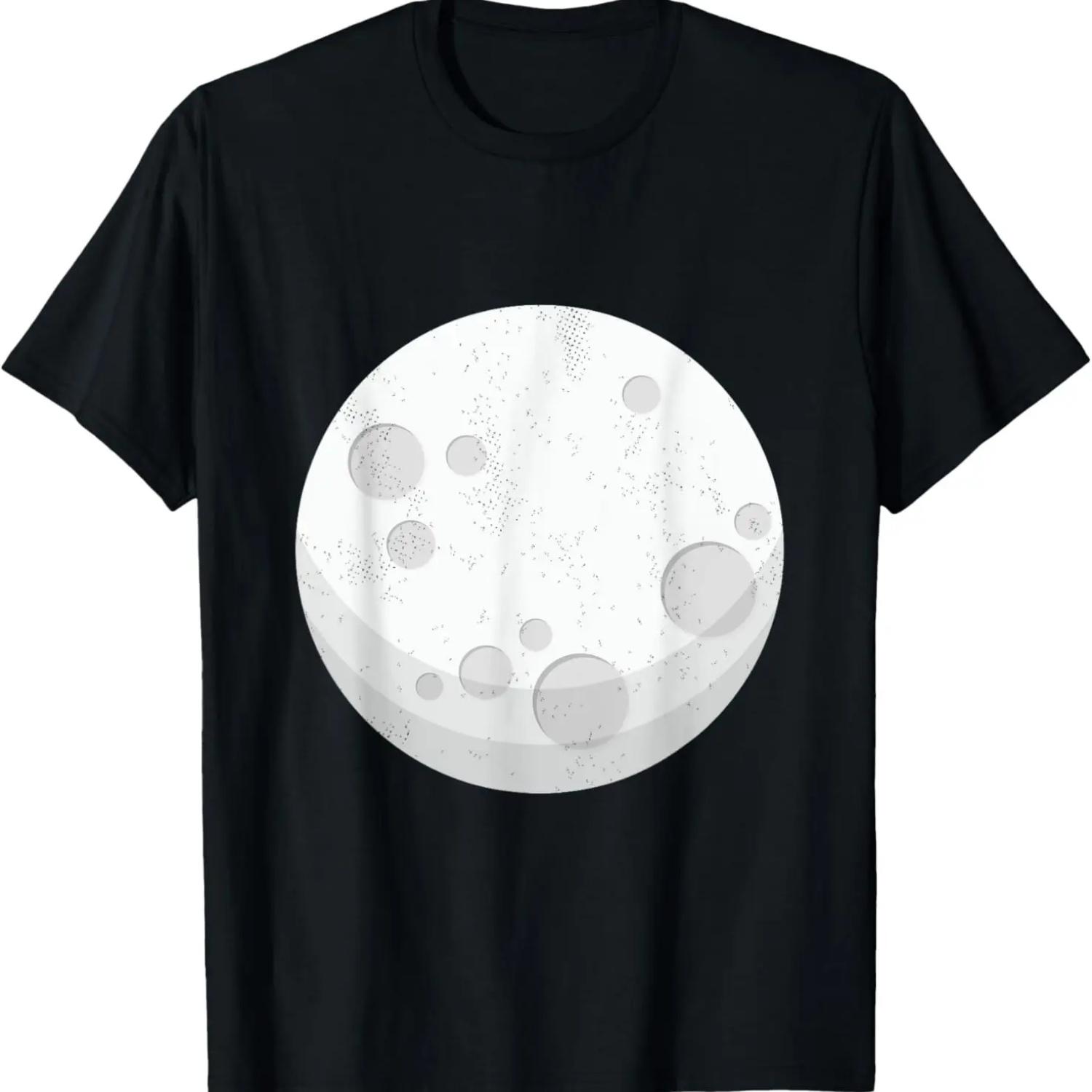 Moon - Costume For Couples Sun And Moon Eclipse Tshirt S чёрный