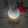 Galaxy Ball Lampe Kinderlicht Planetarische Kristallkugel Nachtlichter Leuchtend USB-Strom Warm Nachttisch Geschenk Heimdeko Schlafzimmer Weihnachten