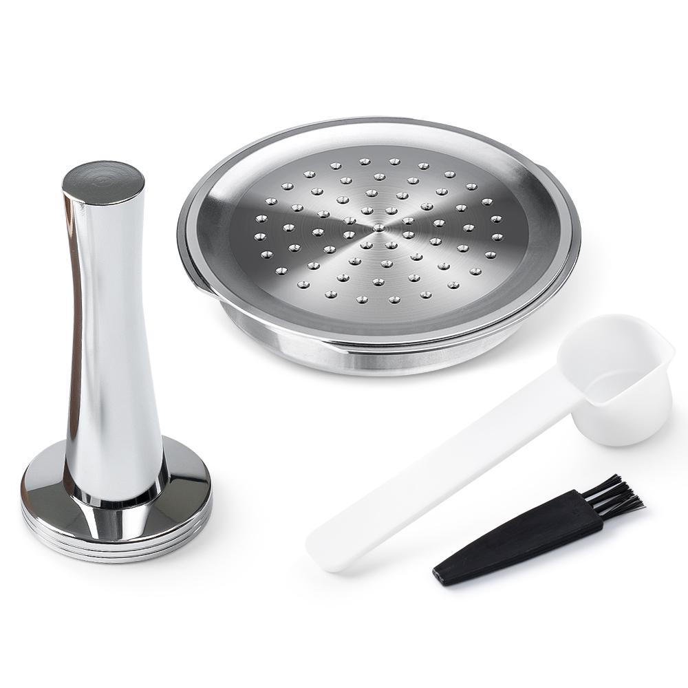 Für Senseo Kaffeekapsel Edelstahl Kaffeefilter Kapsel Wiederverwendbarer Kaffeemaschinenfilter Espresso Crema Maker