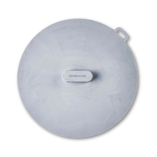 Kevnhaun Silicone Lid for 28cm Pots, Oven, Microwave, and Dishwasher Safe, Heat Resistant up to 220C (420F), Freezer, and Refrigerator Safe, Gray Ma