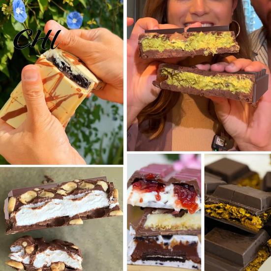 Deep Chocolate Molds 1/2Pcs Large Mold Silicone Candy for Stuffed Bars BPA Free BPA-Free Easy to Clean High Temp Tolerance Homemade Making Supplies