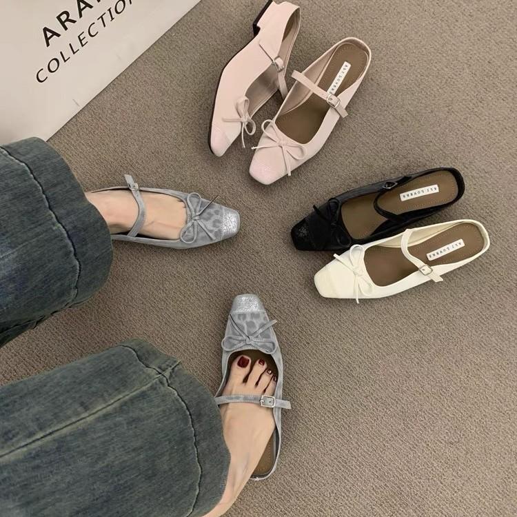 

Премиальный смысл нежные туфли бант сумка голова половина волочения женская одежда новые сандалии одно педальное волочение 39 цветной печати леопарда