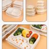 Eco-Friendly Disposable Rectangular Take-Out Food Containers (50 Sets, 500ml)