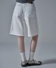 WAARFORWOMAN W1134 Cotton Shorts_White