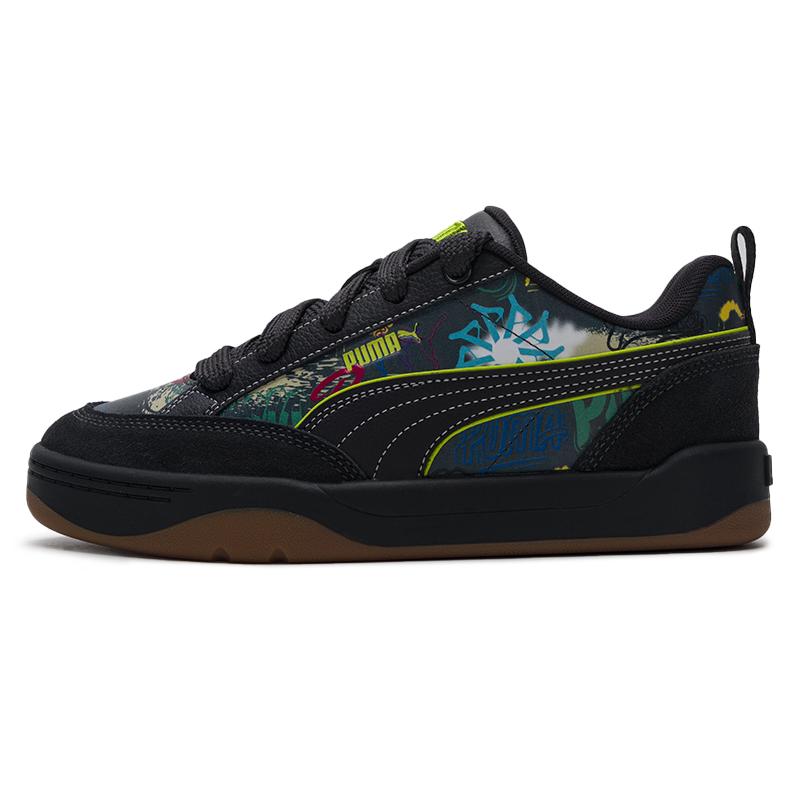 Puma Park Lifestyle Low Top Casual Skate Shoes Black Multi Unisex 406664-01 EU 42