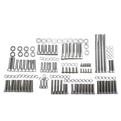 NEW-Kit Of Motor Stainless Steel Engine Screw Bolts For  Touring Electra Glide Street Glide Road Glide Road King CVO 2007-