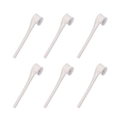 Pack of 6 Silicone Straws Reusable Detachable Soft Drinking Beverage Openable Snap Portable Travel Party Accessories
